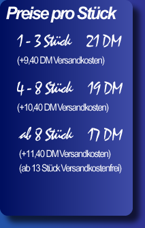 (+11,40 DM Versandkosten)